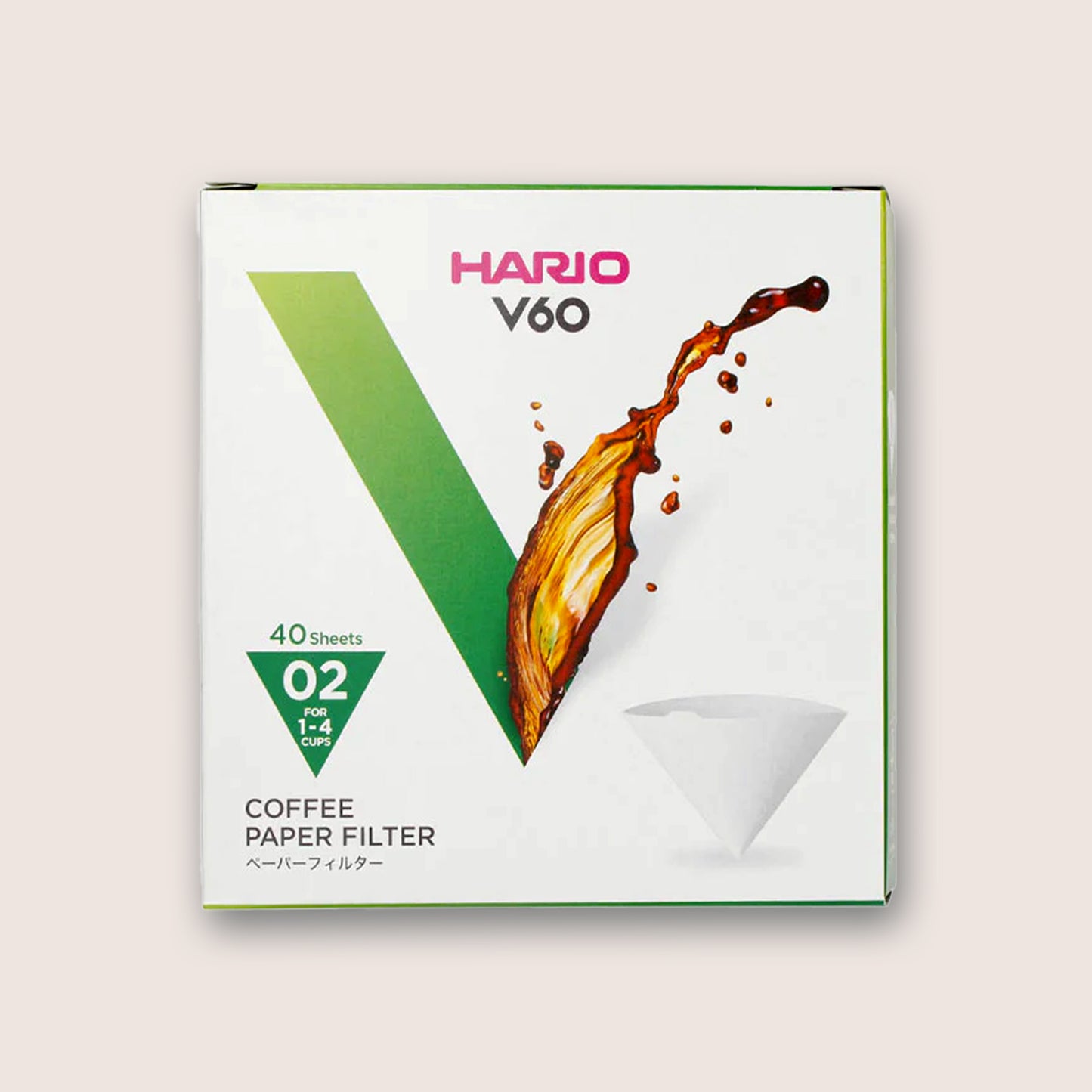 Hario V60 Coffee Paper Filters 02 (40 sheets)